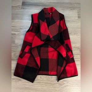 Buffalo Plaid Vest Size S